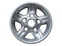Road Wheel Deep Dish 16"x7" Alloy Silver Sparkle D1/90/110 (Britpart) ANR3631MNH