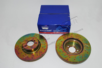 Front Brake Discs 5.0 SC & 4.4 TDV8 (Britpart)  LR011591 LR031845 DA4625 *Pair*