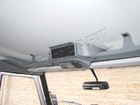 Roof Console (Britpart) Defender 90/11/130 1983 Onwards without Sunroof - Grey DA4629