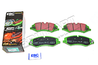 Front Brake Pad Set  EBC Green Stuff  LR016962 LR021253AP LR015578 LR032063 LR051626 LR134700  (EBC) DA4838