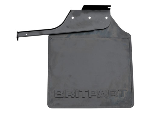 Mudflap Rear 110 RH With Bracket (Britpart) CAT500340PMA LR032965 LR055330 (Britpart Logo)