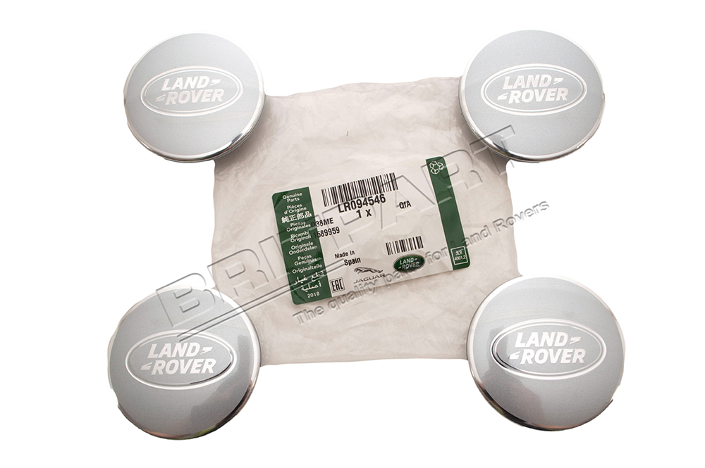 Wheel Centre Disc Silver/Silver (Genuine) LR094546 *Bag Of 4*
