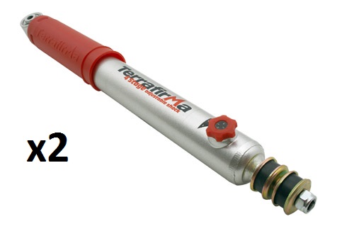 Adjustabe 4-stage Shock Absorber +50mm Front P38 (Terrafirma) TF176 *Pair*