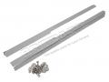 Brushed Stainless Steel  Front door threshers for vehicles without sill seat belt Mounts  DA4790B