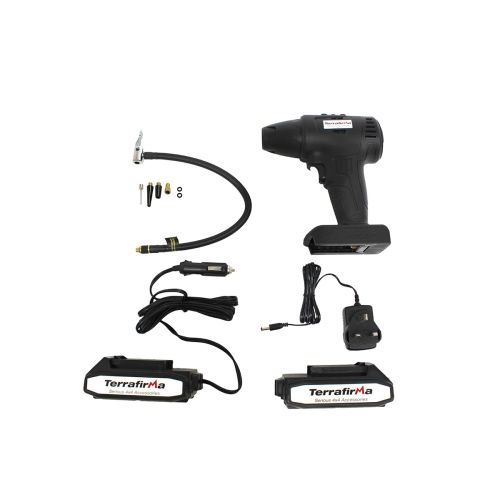 Tyre Inflator Hand Held Cordless (Terrafirma) TF2908