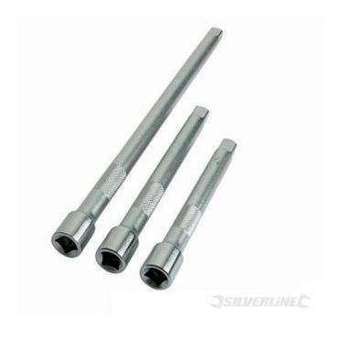 3/8 &quot; Drive Socket Extension Bar Set 3 piece (Silverline) 196508