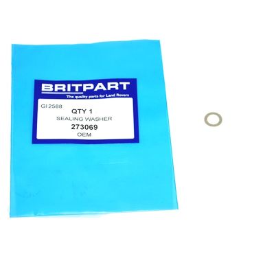 Injector Spill Rail Washer (Britpart) 273069 