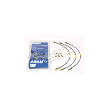 Brake Hose Set Braided Standard Kit 90/110/130 1999-2005 (Britpart) DA2402S