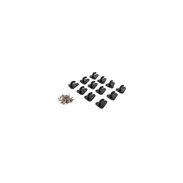 Plastic Universal Hooks 12pk (Silverline) 441323