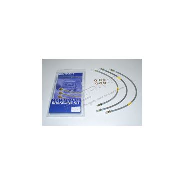 Brake Hose Set Braided +40mm 90 83-98 (Britpart) DA240040S