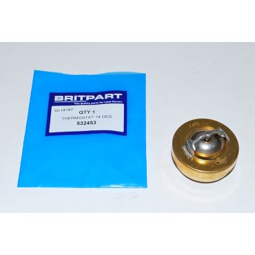 Thermostat 74 Degree Series 3 2.25 (Britpart) 532453