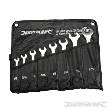 Spanner Whitworth Set 8pce (Silverline)  633967