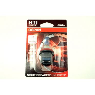 OSRAM NIGHT BREAKER® UNLIMITED H11 SINGLE BLISTER - ALL 64211NBU-01B