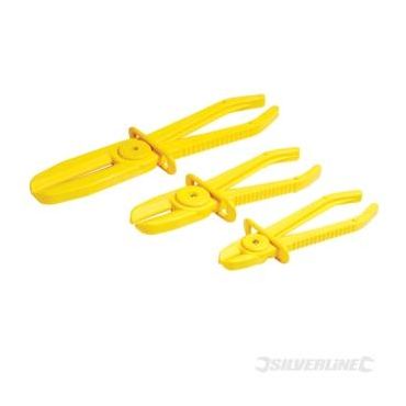 .Flexible Hose Clamp Set (Silverline) 884693