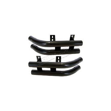 Bumperettes Series/90/110 Rear Black (Britpart) DA2071