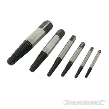 Screw Extractor Set 6pce (Silverline) 969752