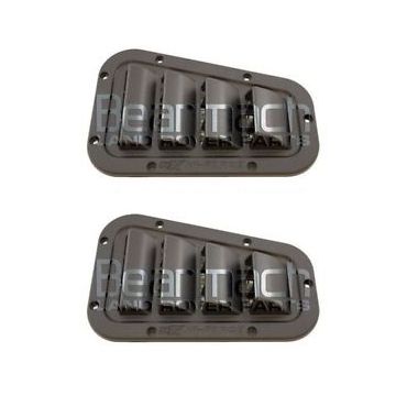 Wing top Air Intake Grille Set Satin Black BA5900