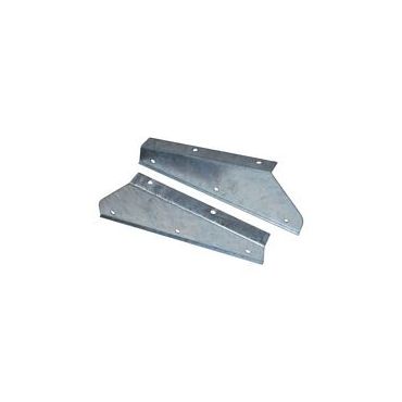 Mudflap Brackets Pair 90/110 Galvanised (Britpart) DA1188