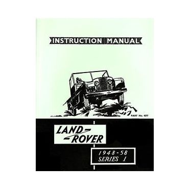 Series 1 Instruction Manual by Brooklands (Britpart) DA1625