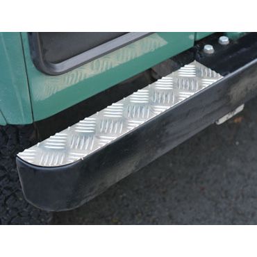 Alloy Bumper Top Plate Pair (Britpart) Defender 90/110 All - DA2062