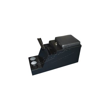 Cubby Box Steel Lockable Black (Britpart) DA2149