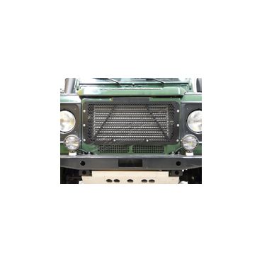Grille Front Defender Black powder coated stainless steel (Britpart) DA2356B
