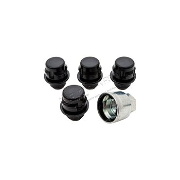 Locking Wheel Nut Kit - Black (Britpart) Discovery 3 / 4 - DA2548