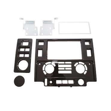 Puma Double DIN Unit Fascia - Piano Black (Britpart) Defender '07 onwards - DA2608