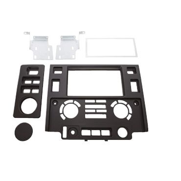 Puma Double DIN Unit Fascia - Matt Black (Britpart) Defender '07 onwards - DA2609