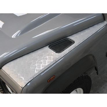 Alloy Wing Top Pair Painted Silver (Britpart) DA4049S