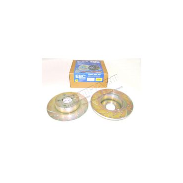 Rear Brake Discs D2 P38 (EBC) NTC8781 SDB000470 DA4148 *Pair*