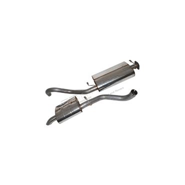S/S Exhaust System Cat &amp; Non Cat (Double SS) Range Rover Classic 3.9l V8 From Cat to Back - DA4237