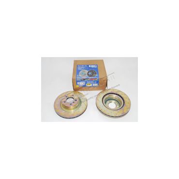Front Brake Disc (2) L322 3.6 &amp; 4.2 V8 05 (EBC) SDB500193 SDB500192 LR031843 DA4476