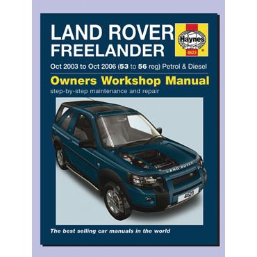 Haynes Manual Freelander 96-06 DA4565 5571