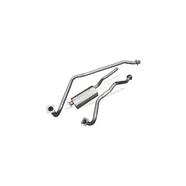 S/S Exhaust System 2.25l Diesel - 4 Stud Manifold (Britpart) Series 1 88&quot; - DA4540