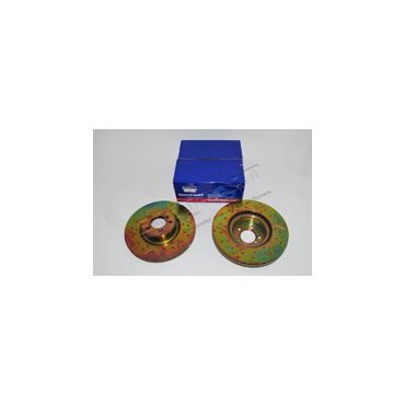 Front Brake Discs 5.0 SC &amp; 4.4 TDV8 (Britpart)   LR011591 LR031845 LR189043  DA4625 *Pair*