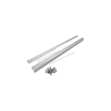 Brushed Stainless Steel  Front Door Threshers for Vehicles Without Sill Seat Belt Mounts (Britpart) DA4790B