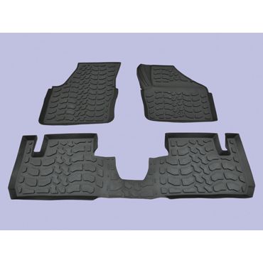 Rubber Footwell Mat Set Freelander 2 RHD (Britpart) DA4800