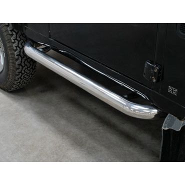 Side Step Tubular S/S Defender 90 (Pair) (Britpart) DA7012SS