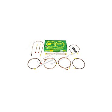 Brake Pipe Set (Britpart) Land Rover Series 3 4/6-Cylinder Single Line LWB RHD DA7404