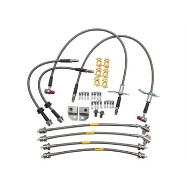 Stainless Steel Brake Hose Kit (Britpart) D3 / D4 / RRS Mk1 - DA7561 DA2672