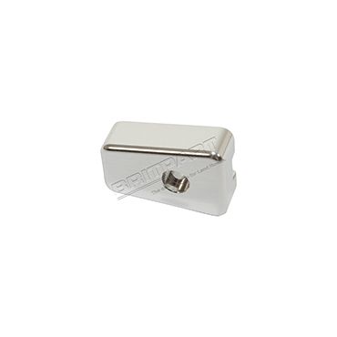 Heater Control Knob Single - Silver (Britpart) Defender 90/110/130 up to &#039;07 - DA8946