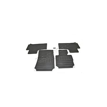 Mat Set Rubber LHD (Genuine) EAH500330PMA  VPLMS0680LR *See Notes*