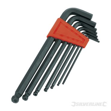 Hex Key Metric Set 7pce (Silverline) HK12