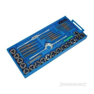 Tap and Die Set 40PCE (Silverline) MS51