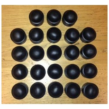 Wheel Nut Cover Set 90/110 D1 RRC S3 (To Fit 27mm Steel Nuts)