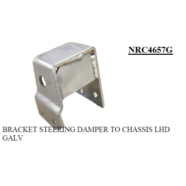 Steering Damper Bracket Galvanised To Chassis LHD (DDS) NRC4657G
