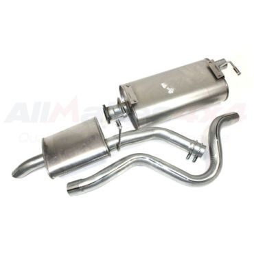 Exhaust Centre and Rear Silencer 3.9 EFI Cat (Britpart) NTC7426