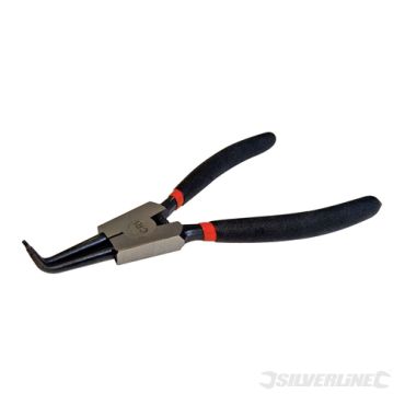 Bent External Circlip Pliers (Silverline) PL75