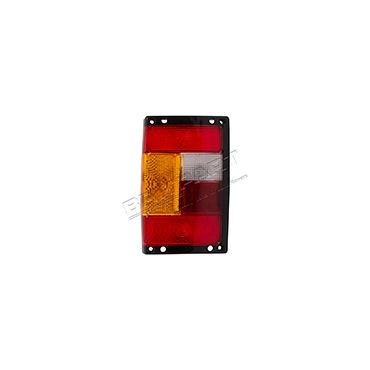 Light Lens Rear LH Black Edge (Britpart) RTC4591